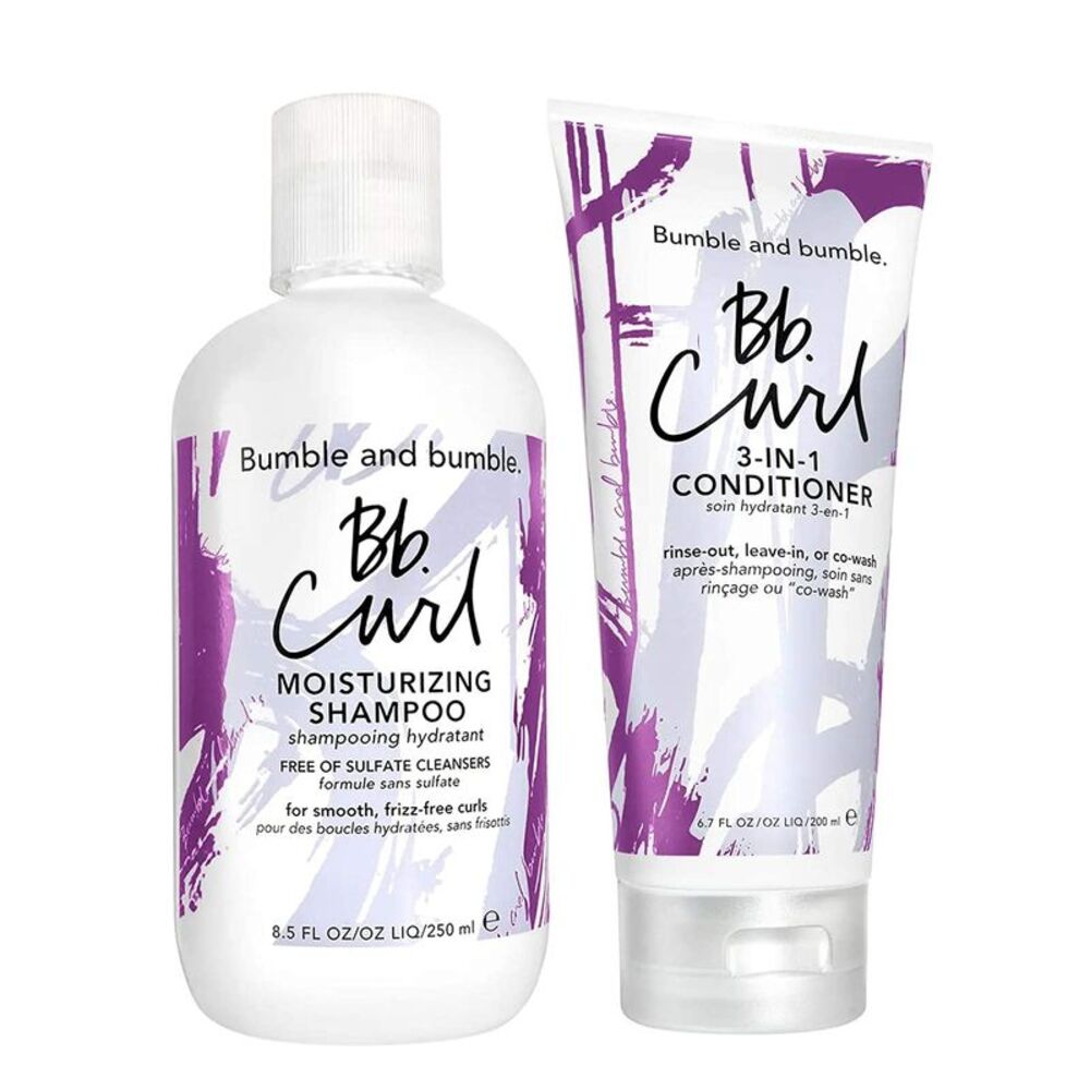 Bumble and Bumble Curl Moisturizing Shampoo 8.5 Oz & 3-in-1 Conditioner 6.7 oz